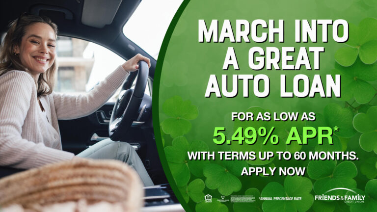 March into a great auto loan