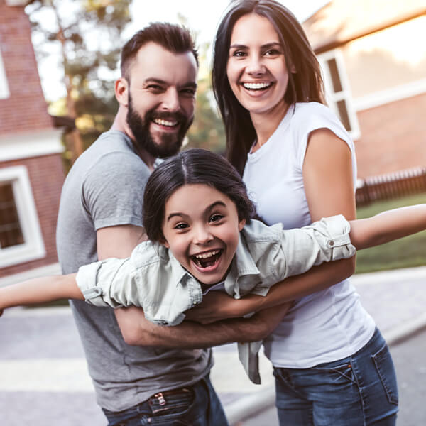 Family having fun