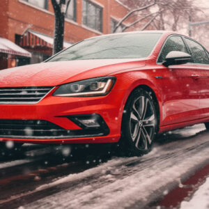 Car in snow